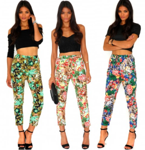 missguided printed pants